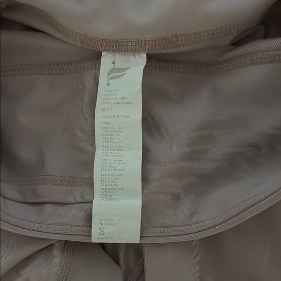 fabletics Light Pink Leggings Size 2 - Picture 8 of 8